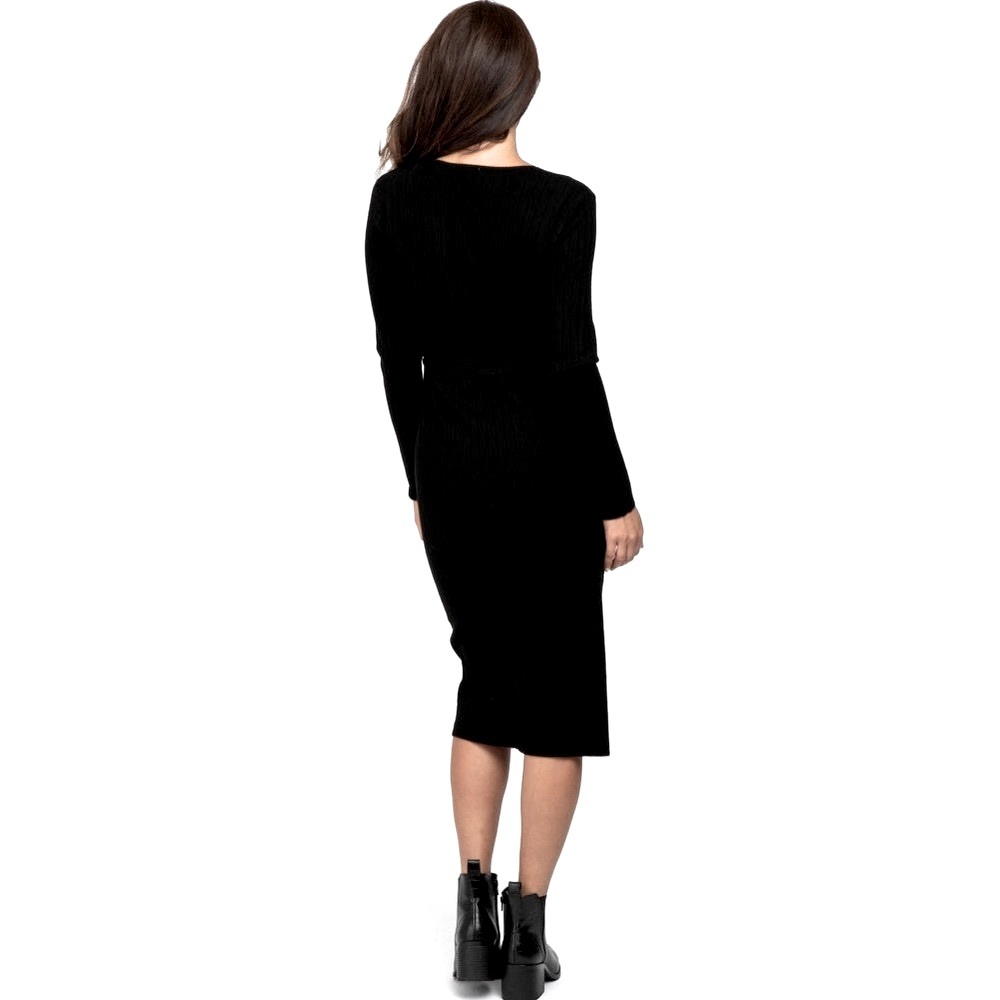 Banana Republic Wrap Knee-Length Sweater Dress, Women's Size X-Small Petite - Picture 5 of 10